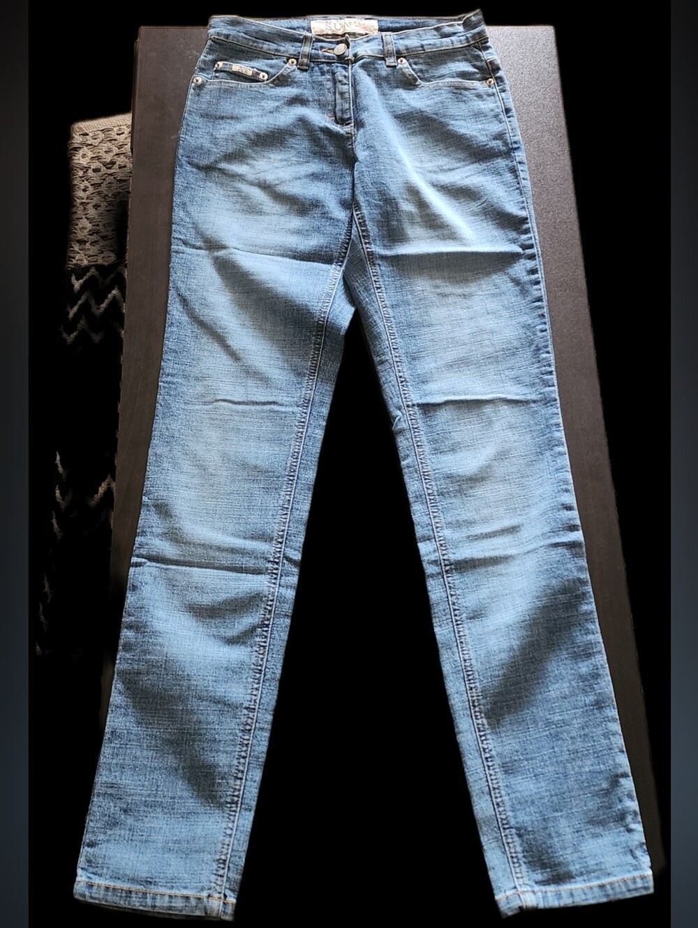 Racing Sun Classic Light Blue Skinny Leg Jeans Sz 8
